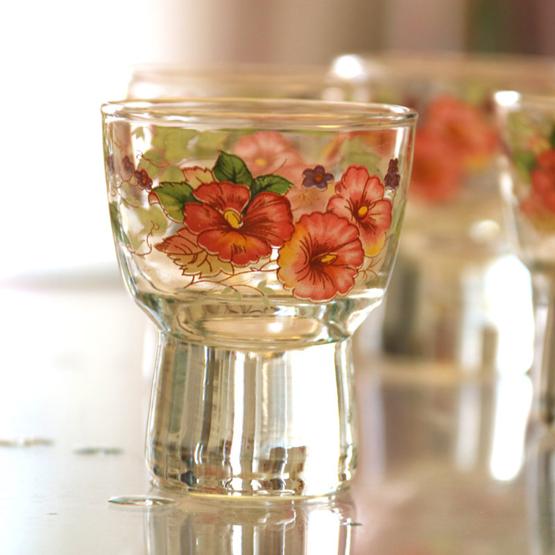 韩国高档印花玻璃酒杯厚底烈酒杯烧酒杯60ml洋酒一口杯功夫茶水杯,餐饮具,异形/个性酒杯,淘宝优惠券,粉丝福利购,淘宝优惠卷