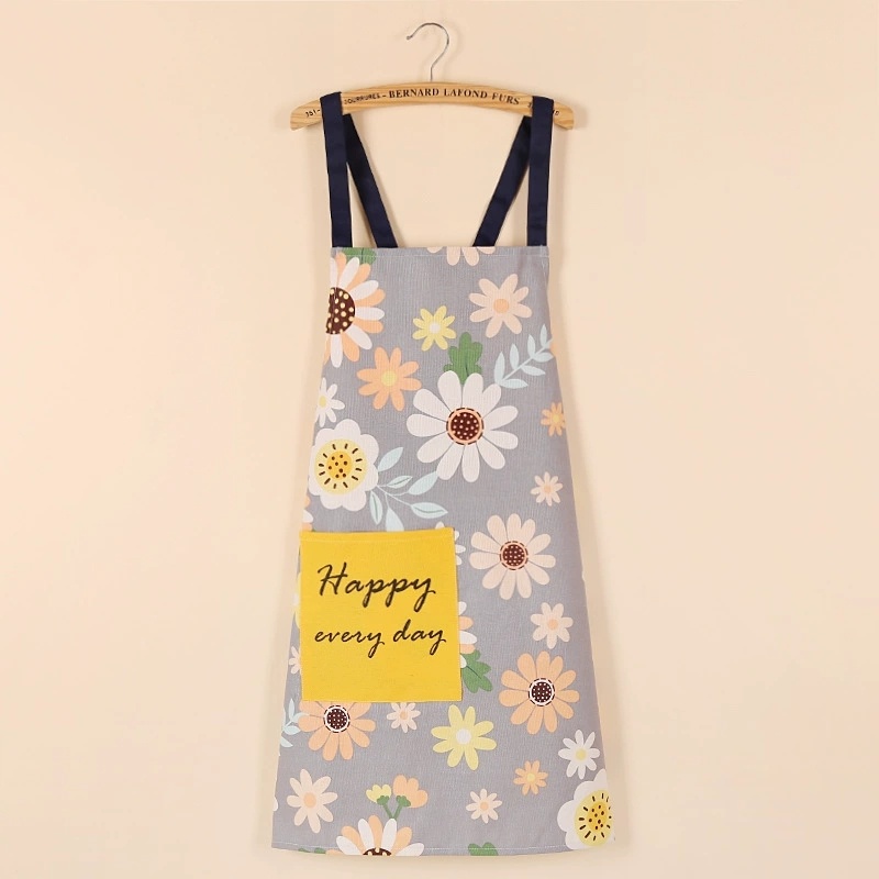 韩式风防油通用无袖款可擦手围腰