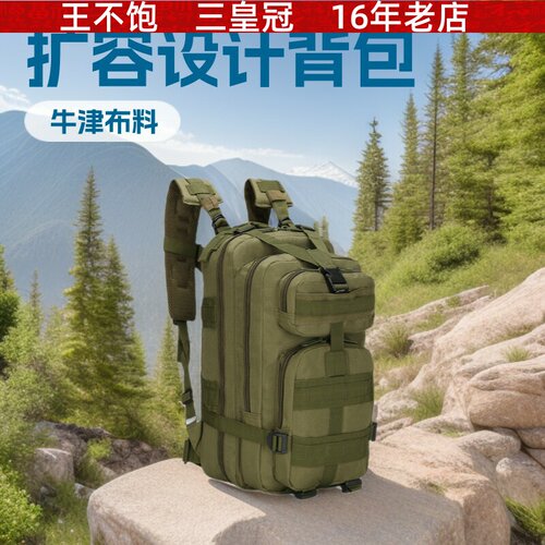 厂家现货 军迷战术包 户外运动登山包30l牛津防水迷彩3p背包