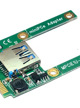 笔记本mini pci-e转usb转接卡 mini pcie扩展usb mpci-e扩展卡