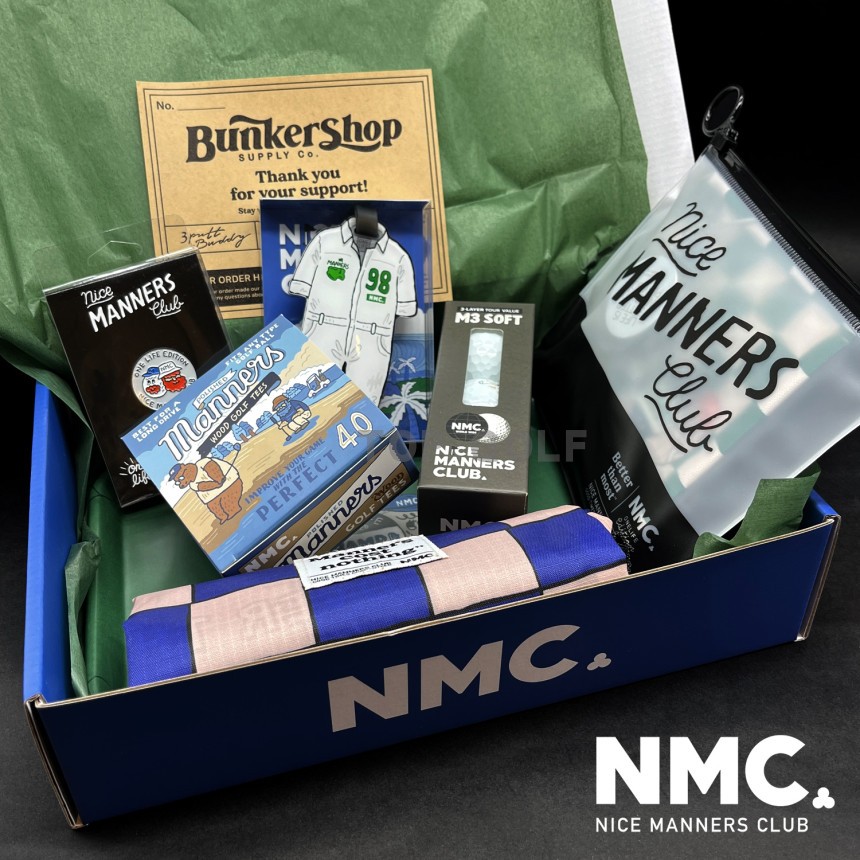 【定制】韩国代购NMC GOLF高尔夫礼物 24秋冬7件套礼盒定制姓名牌