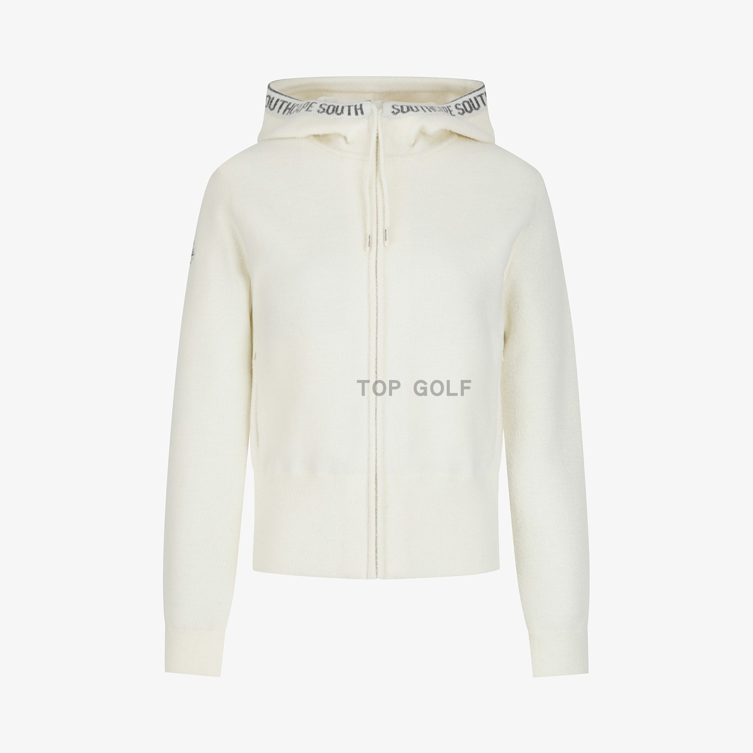 SOUTHCAPE高尔夫SC韩国代购 25秋冬女士logo标志抽绳连帽拉链外套