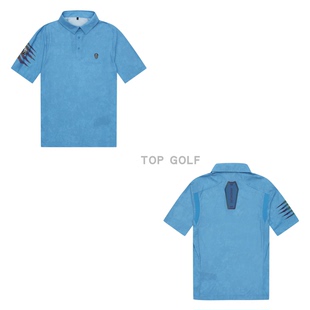 男士amazingcre GOLF高尔夫服装韩国代购26夏袖标翻领速干短袖T恤