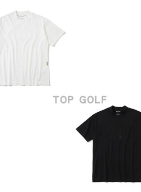 韩国代购MARK LONA高尔夫服装25秋男圆领骷髅图案透气运动短袖T恤