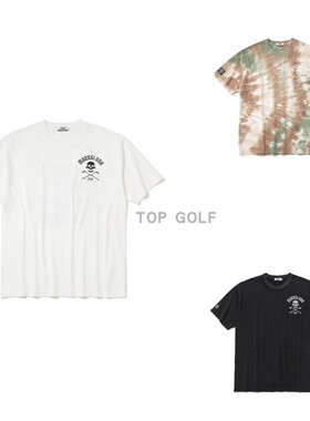 韩国代购MARK LONA高尔夫服装 25秋男女圆领透气复古宽松短袖T恤