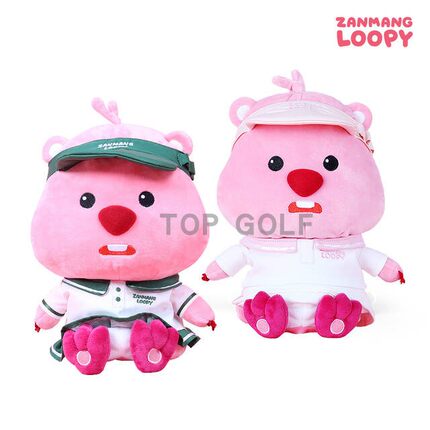韩国代购GOLF高尔夫配饰 INS网红粉红loopy一号木球杆套 玩偶杆套