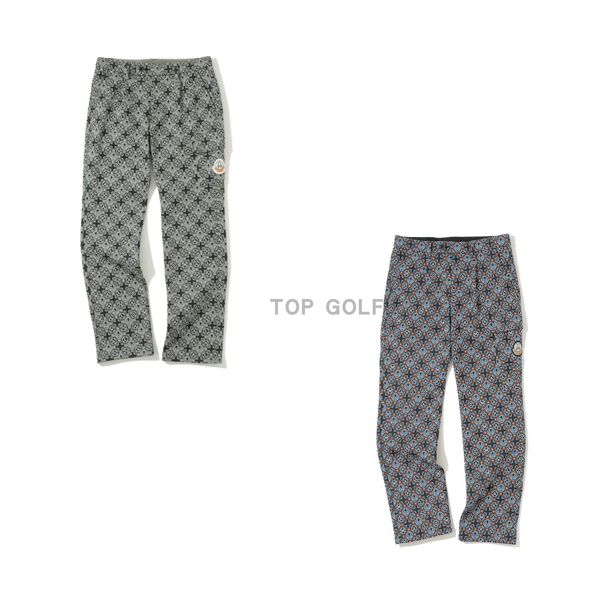 韩国代购MARK LONA高尔夫球服 25冬男满印图案拉绒直筒运动长裤