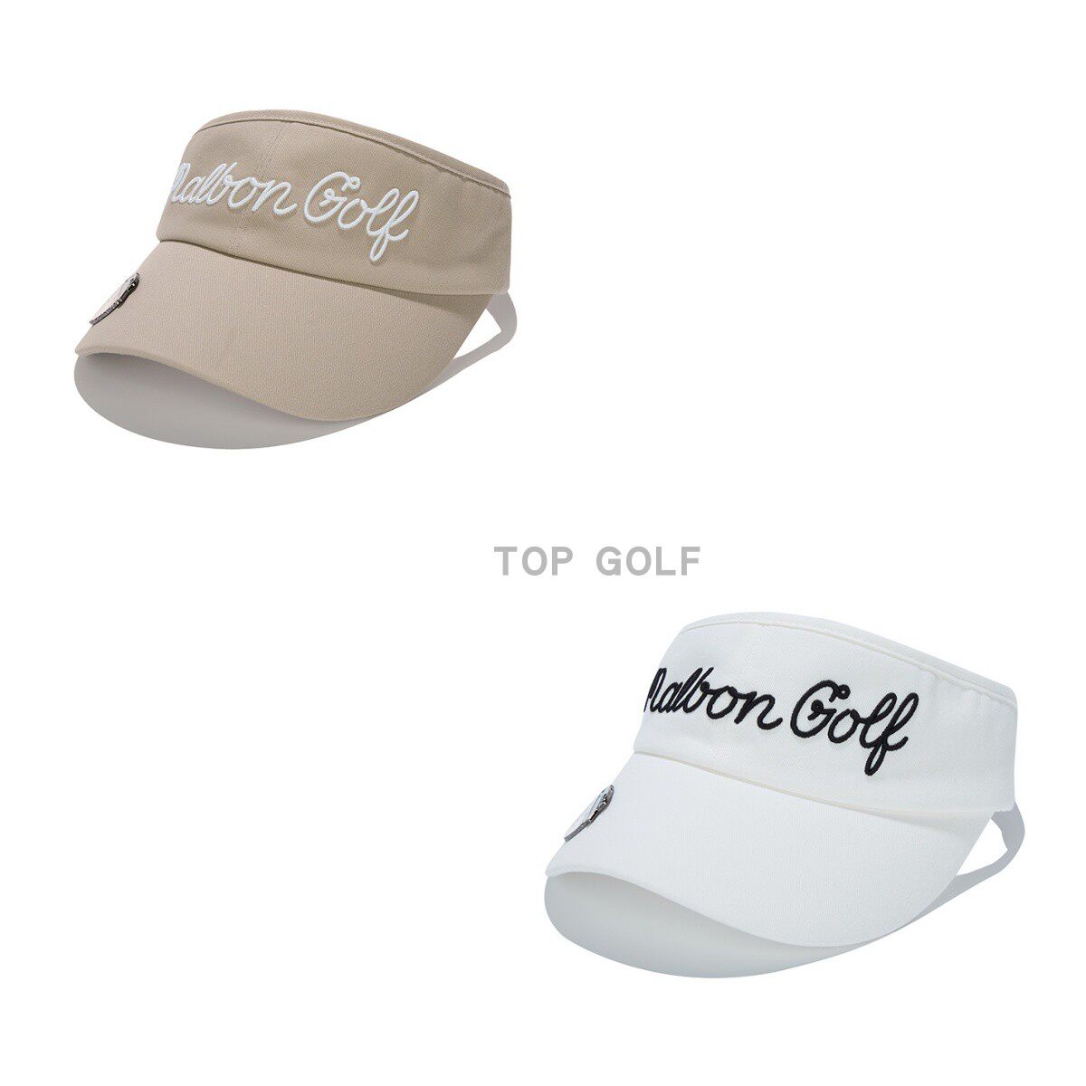 韩国代购MALBON GOLF高尔夫帽子 25春女士磁吸球标Mark空顶鸭舌帽