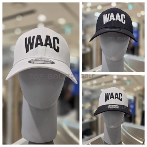 韩国代购 WAAC 高尔夫帽子 26夏男女同款防晒透气透气网孔鸭舌帽