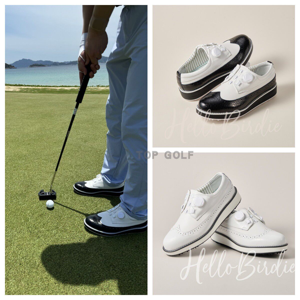 自动扣高尔夫球鞋HelloBirdie