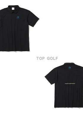 韩国代购MARK LONA高尔夫服装 25秋男徽标纯色翻领运动短袖POLO衫
