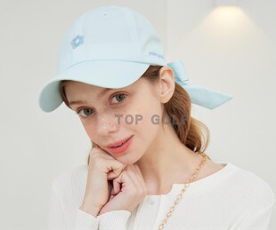 韩国代购AVEN GOLF 高尔夫运动女糖果色小花刺绣脑后蝴蝶结鸭舌帽