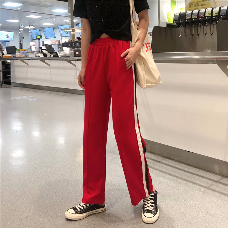 Wide leg pants women's high waist summer drop feeling 2021 new loose and thin pants