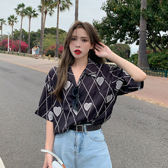 Short sleeve shirt women's new style in summer 2021