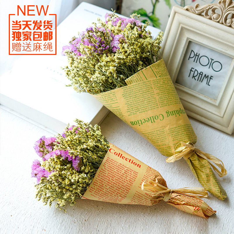 10张复古玫瑰花英文报纸