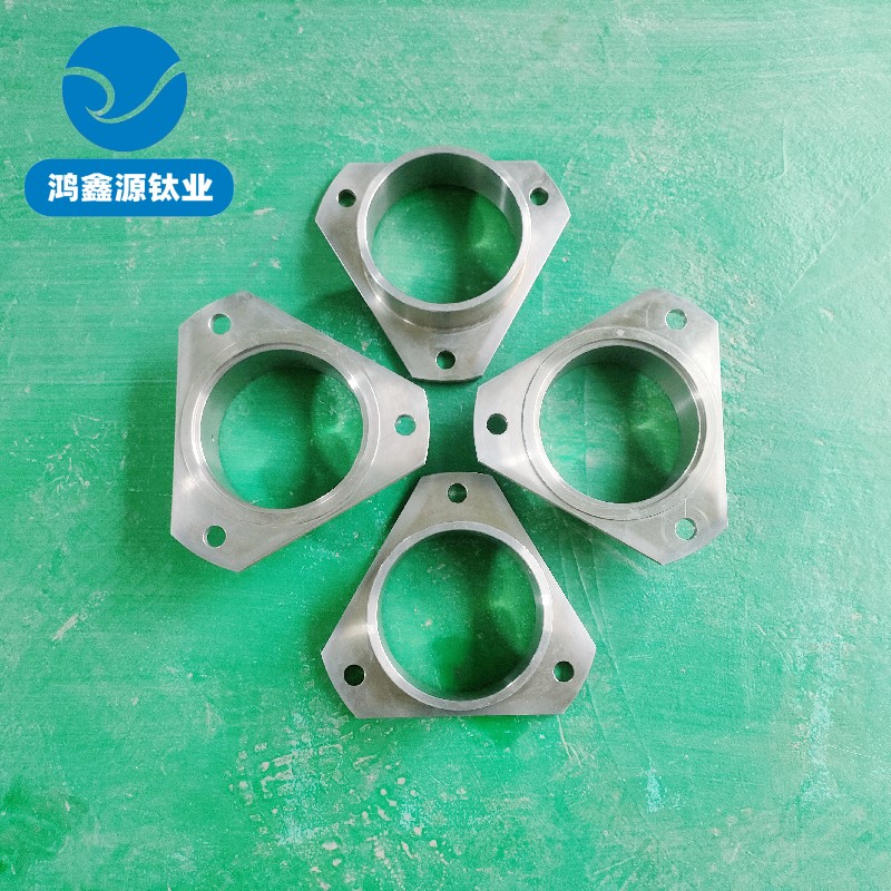 钛合金三角安装架CNC精密加工纯钛原材料TC4钛合金加工件激光切割