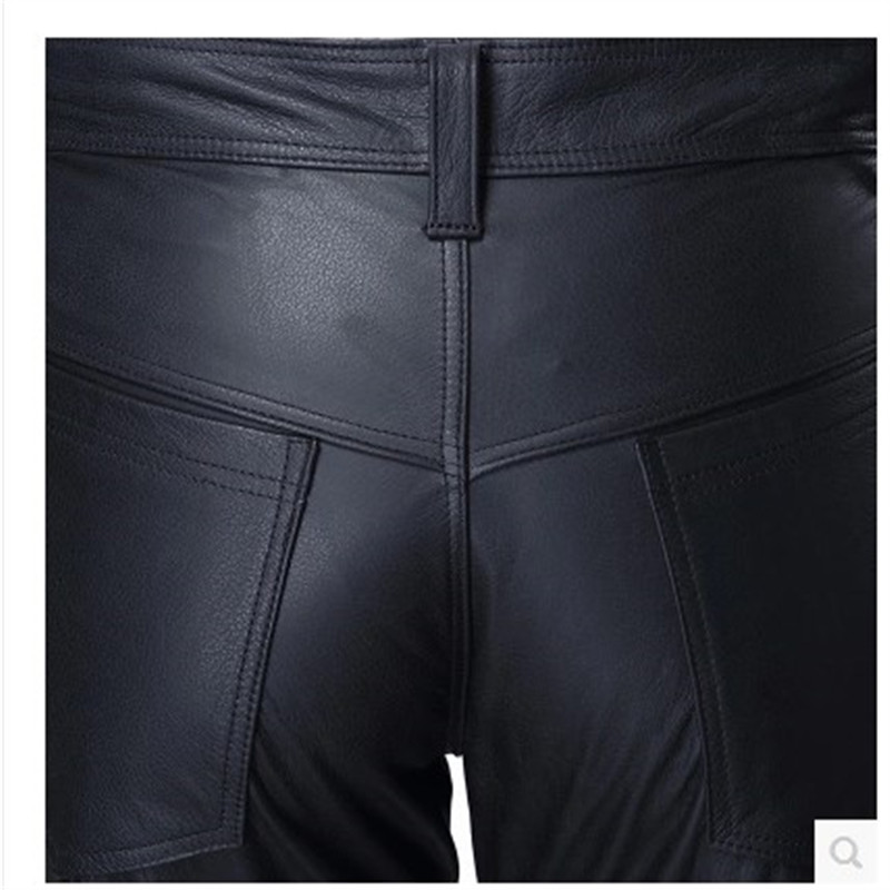 Pantalon cuir homme droit pour hiver - Ref 1479928 Image 5