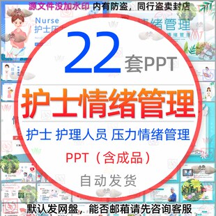 护士情绪管理和快乐人生医护护理人员压力与情绪自我管理PPT模版