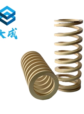 进口耐高温象牙色SWR矩形弹簧YSWR合金钢T-SWR自动化模具弹簧白色