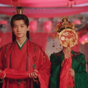 长风渡柳玉茹同款 婚礼秀禾服古风出嫁手捧花手工喜扇 结婚团扇中式