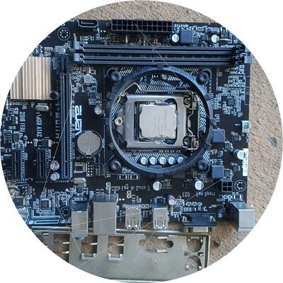 议价华硕h110mf主板 g3930处理器  正常使用没有任