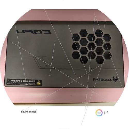议价天钡显卡坞 7600xt 几乎全新.少了一根USB4数据线