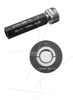 议价原装issoku测范社R1/4-19螺纹塞规PT3/8-9螺纹通止环规