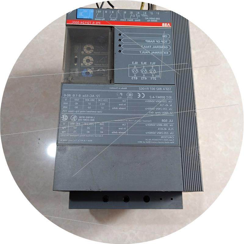 议价ABB通用软起动器软启动PSS 72/124-500LL 37KW 1SFA892007R10