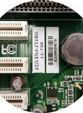 议价控创478工控工业主板3条ISA槽 MBATX-845E-G2A  REV:3.1 双网