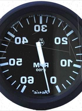 议价Faria Beede Instruments Euro Black 4 英寸转速计 - 6,000