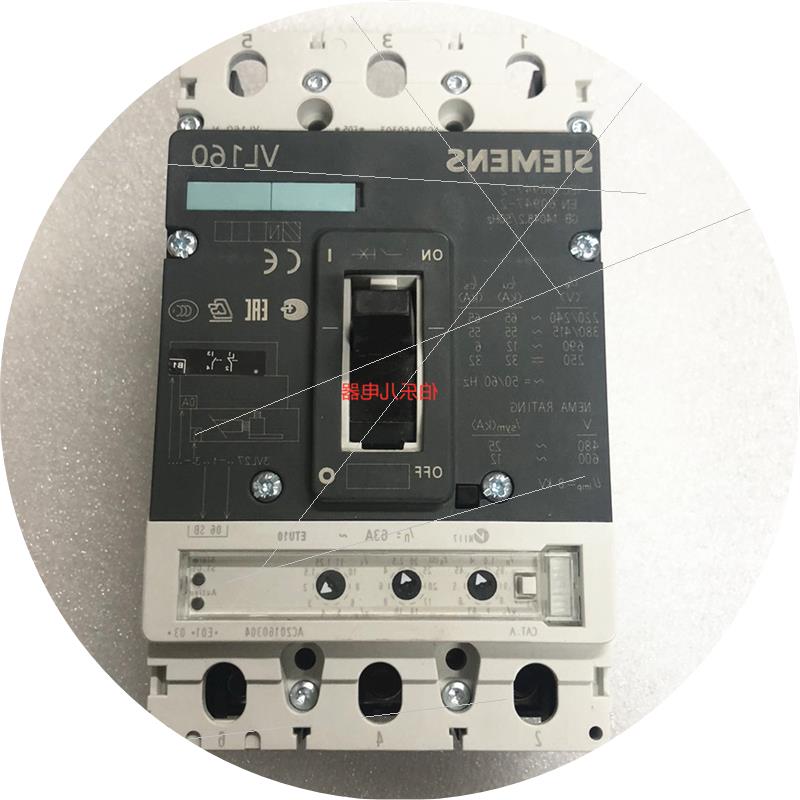议价原装正品塑壳配电保护断路器 3VL2706-1SB33-0AB1 3P 63A现