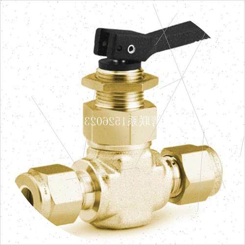 议价B-1GS6黄铜 拨动开关阀, 3/8 in. 世伟洛克卡套管接头