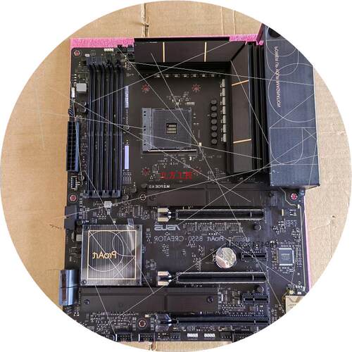 议价二手主板PROART B550-CREATOR,采用AMD