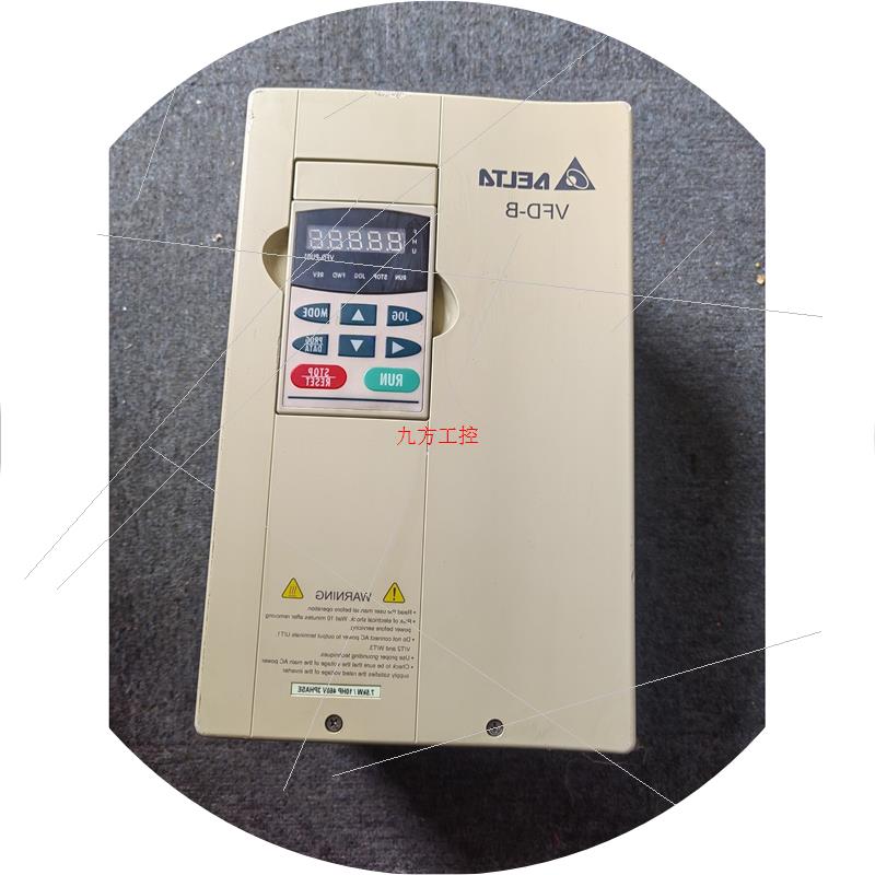 议价原装拆机台达变频器VFD075B43A功能包好,成色漂亮