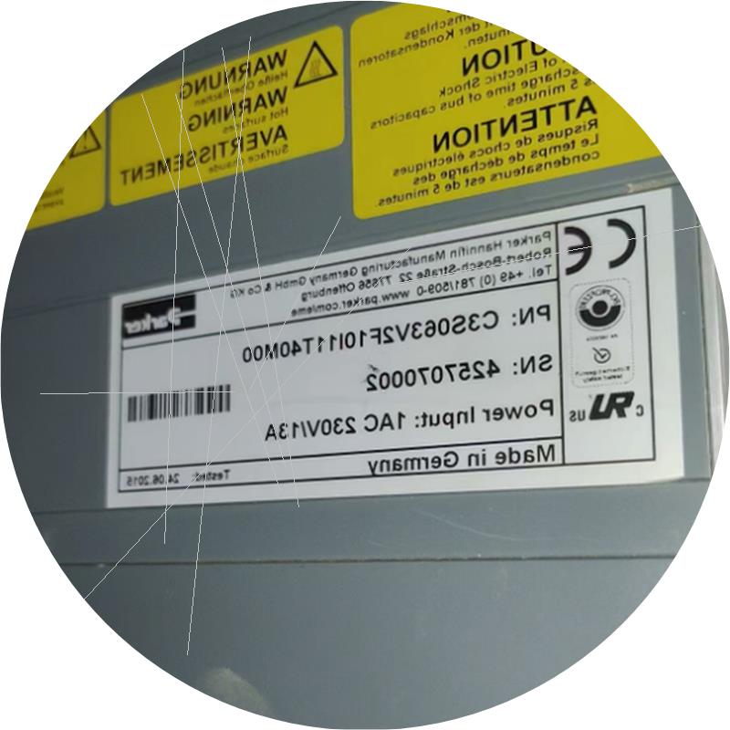 议价C3S063V2F10 I11 T40 M00派克伺服驱动器 原装功能正常成色新