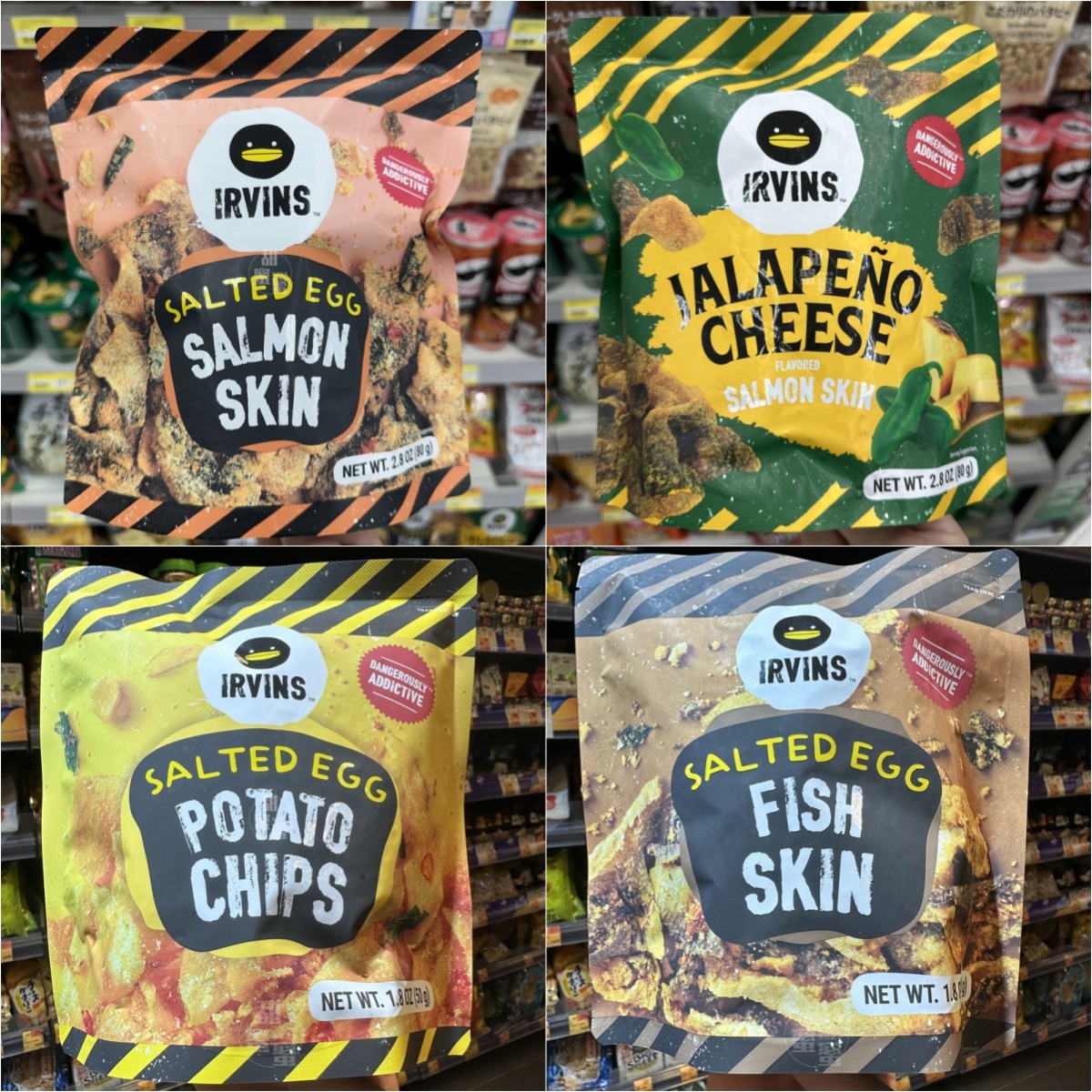 现货 香港手信新加坡进口特产IRVINS咸蛋黄鱼皮薯片酥脆即食零食