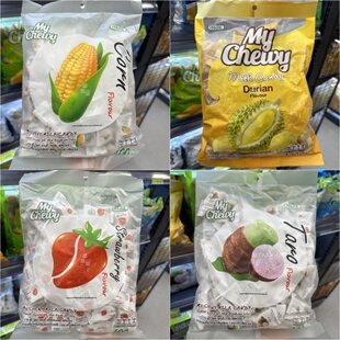 泰國Mychewy 香港代購 芒果夾心軟糖牛奶榴蓮味水果糖椰子味