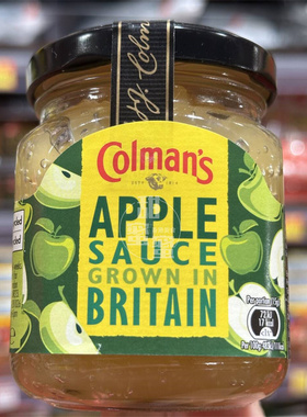 香港代购 进口 COLMAN'S高文 APPLE SAUCE苹果酱155g 吐司面包酱