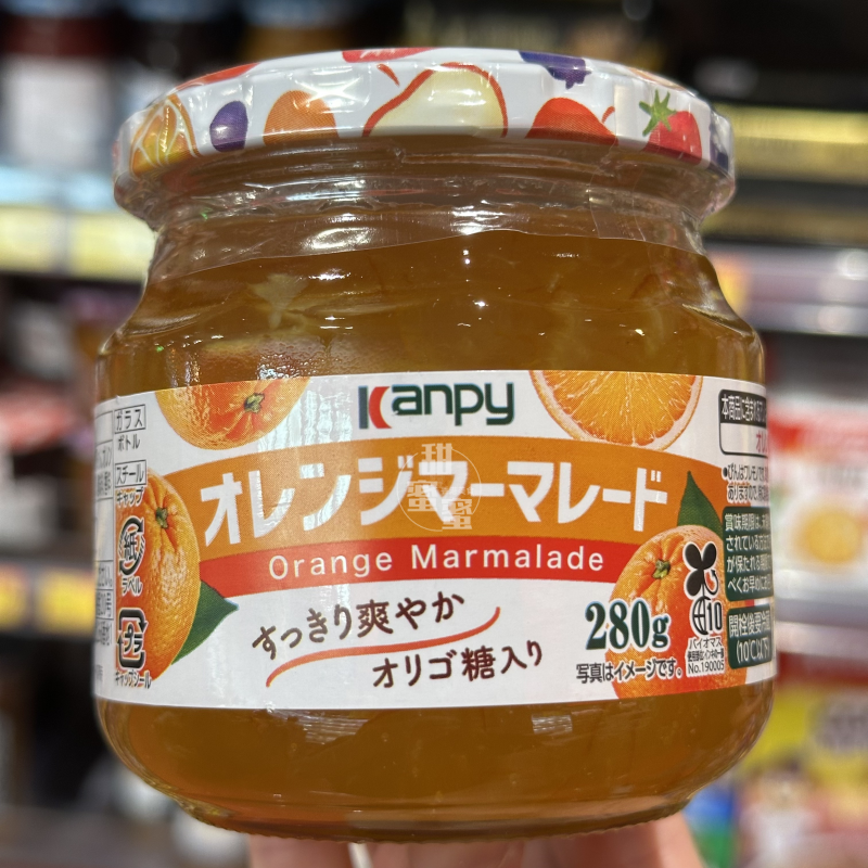 香港代购 进口 KANPY 加藤 橙味果酱280g 吐司面包水果酱
