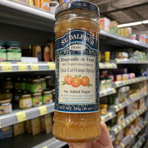 香港代购 法国ST.DALFOUR圣桃园 橙子果酱 不加糖天然水果酱284g