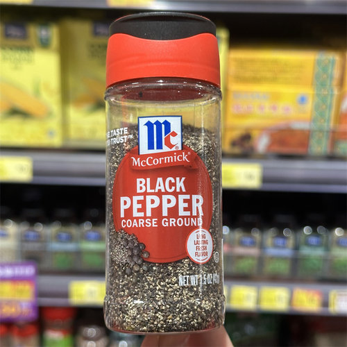 McCormick味好美黑胡椒碎42g