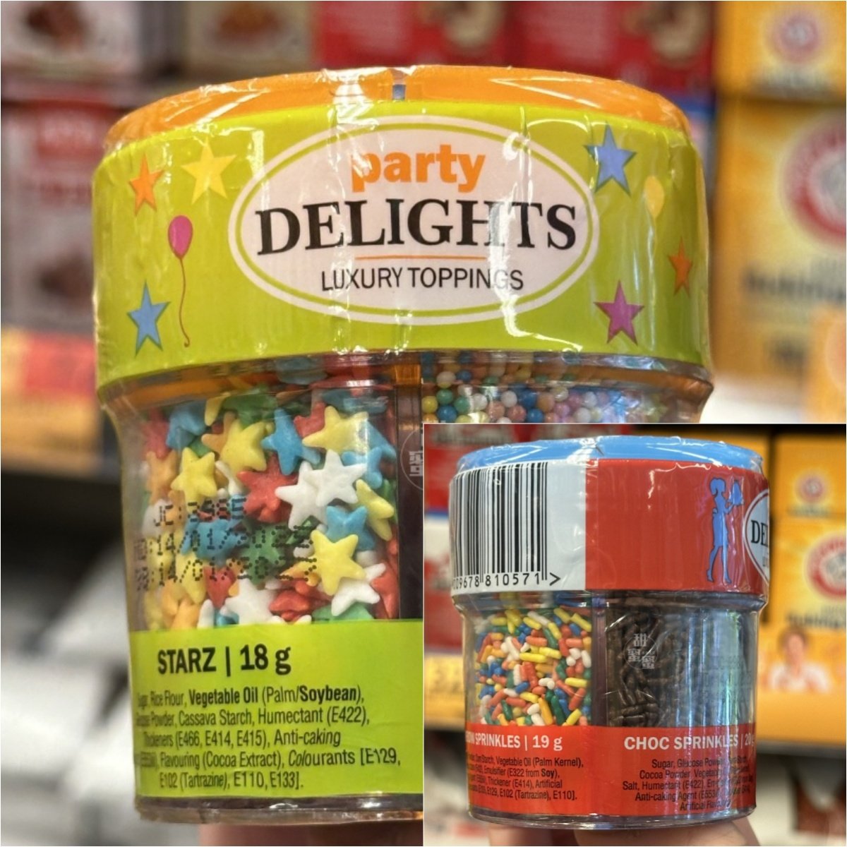 香港代购 CAPE FOODS厨乐蛋糕装饰 珍珠糖花彩糖针烘焙摆件糖珠