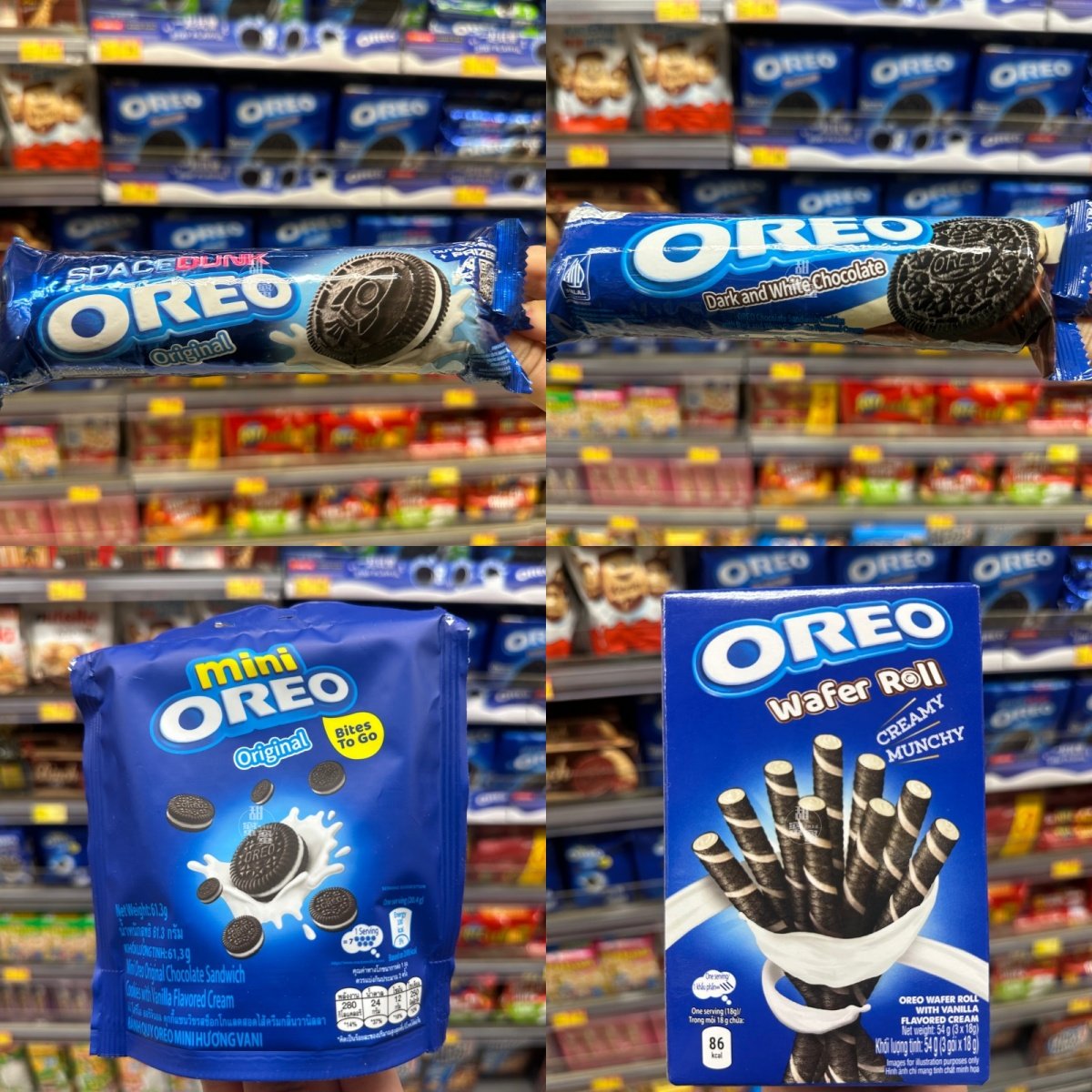 香港代购 进口 奥利奥曲奇夹心饼干黑白巧克力网红休闲零食