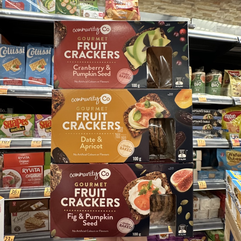 香港代购 进口 Olinas薄脆粗粮饼干无花果充饥零食健康早餐送礼