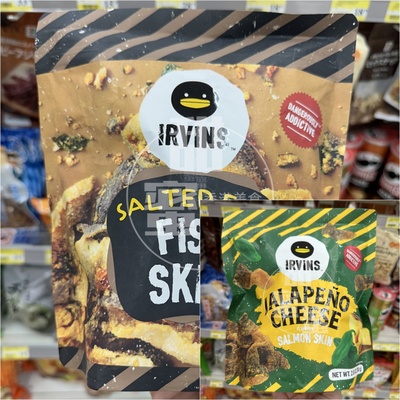 新加坡特产IRVINS咸蛋黄鱼皮