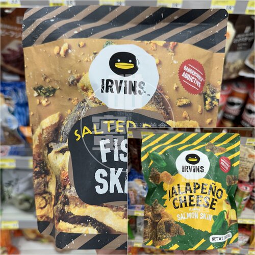 新加坡特产IRVINS咸蛋黄鱼皮
