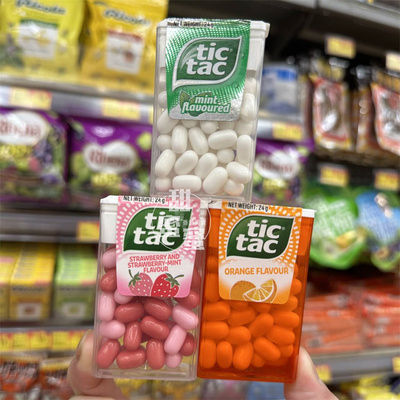 TicTac糖嘀嗒口气接吻薄荷清凉糖