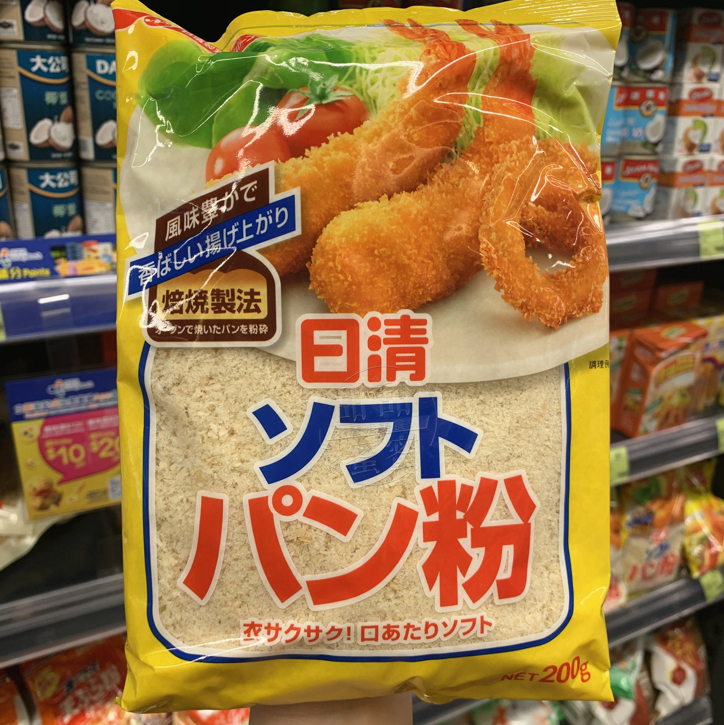 香港代购 日本进口日清面包糠200g 炸虾油炸香酥脆皮鸡起酥裹粉