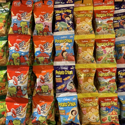 香港代购港版calbee什菜40g薯条