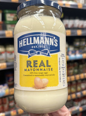 香港代购HELLMANN'S好乐门低脂轻怡蛋黄酱低卡路里沙拉酱罐装400g